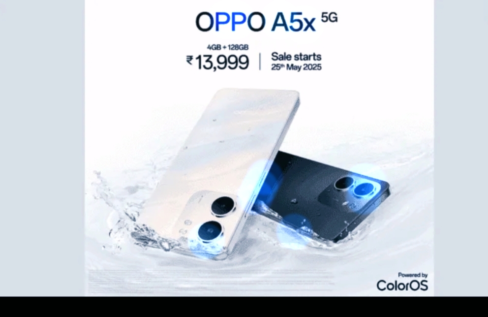 Oppo A5x 5G स्मार्टफोन दमदार फीचर्स और 6000mAh बैटरी के साथ