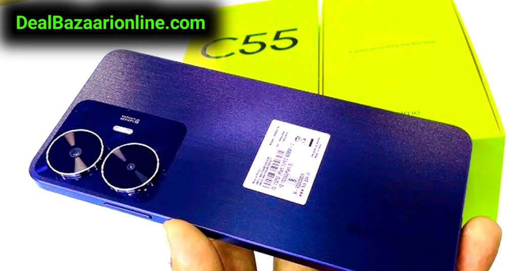 Realme C55 5G का फ्रंट डिजाइन और शानदार डिस्प्ले